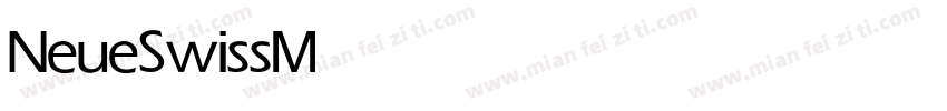 NeueSwiss Medium字体转换